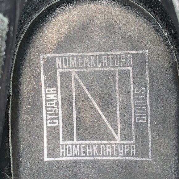 NOMENKLATURA Size 11 Pilgrim Grey Leather Rubber Sole Chelsea Boots main image 9